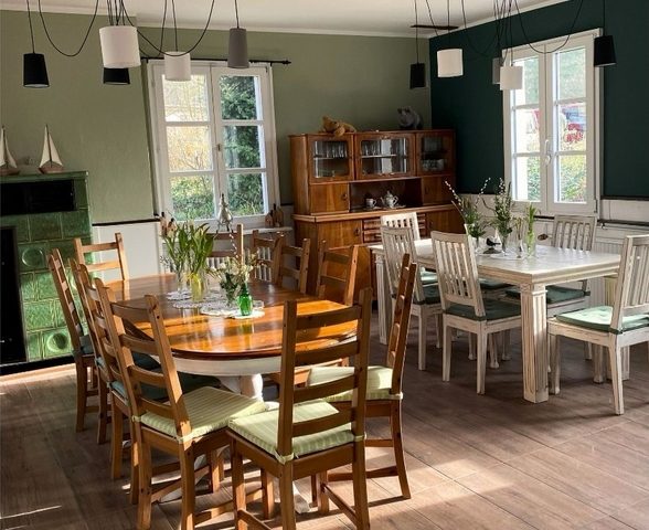 Liebevoll eingerichtetes Tierschutzcafé im Tierschutzzentrum Wuppertal